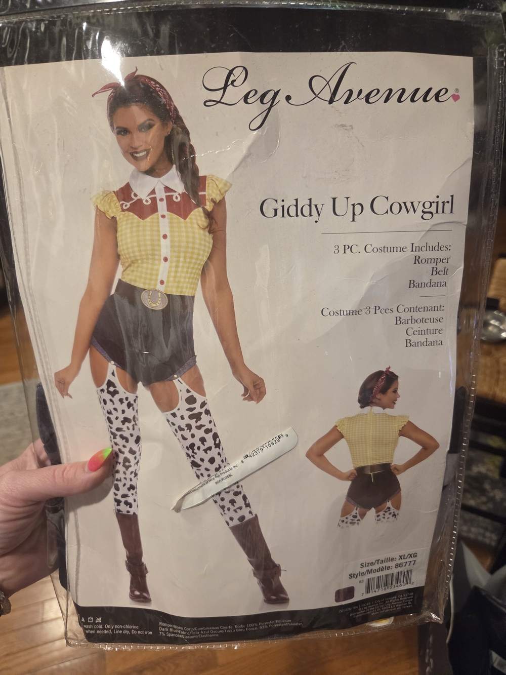 Leg Avenue Giddy Up Cowgirl Costume